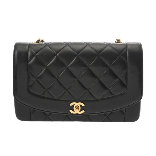 Chanel Black Leather Shoulder Bag ()