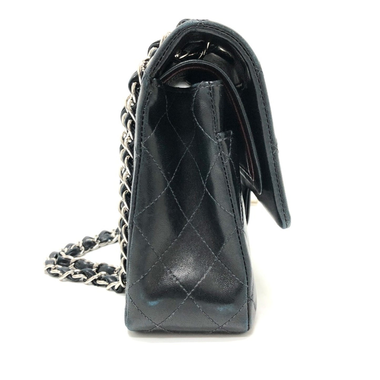 Chanel Black Leather Shoulder Bag ()