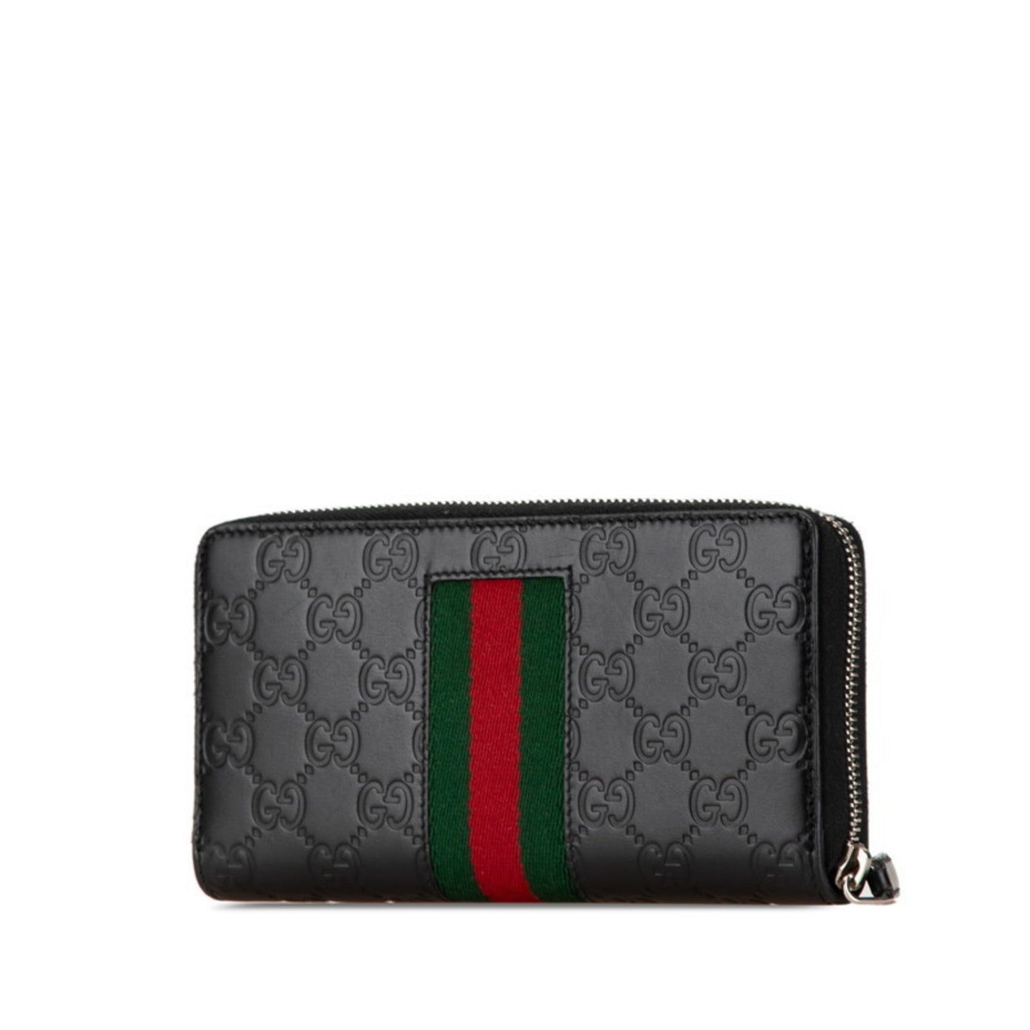 Gucci Black Leather Long Wallet (Bi-Fold) ()