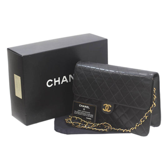 Chanel Black Leather Shoulder Bag ()