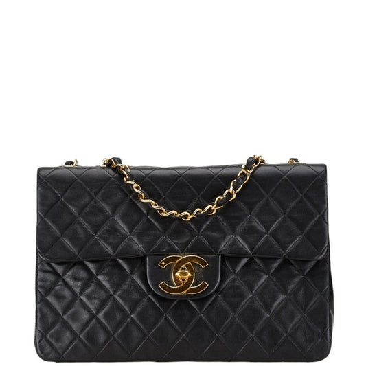 Chanel Black Leather Shoulder Bag ()