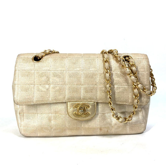 Chanel Beige Cloth Shoulder Bag ()