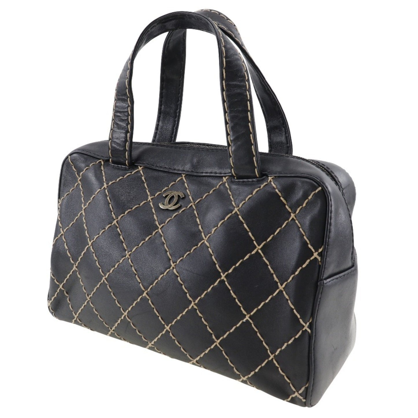 Chanel Black Leather Handbag ()