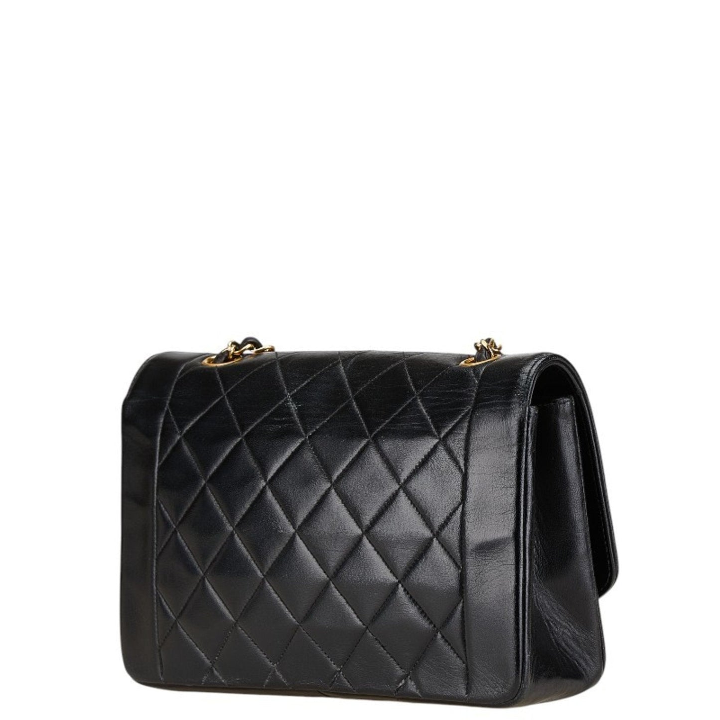 Chanel Black Leather Shoulder Bag ()