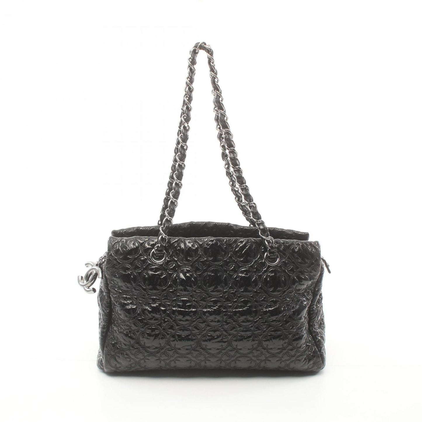 Chanel Black Patent Leather Shoulder Bag ()
