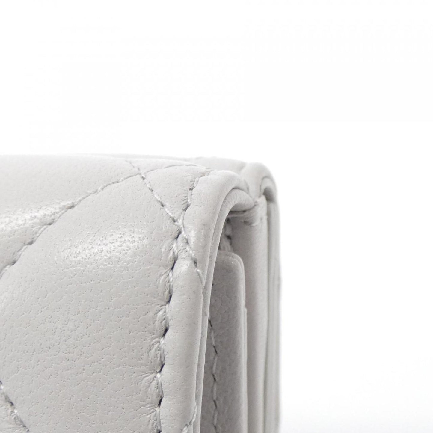 Chanel Light Gray Wallet (Bi-Fold) ()