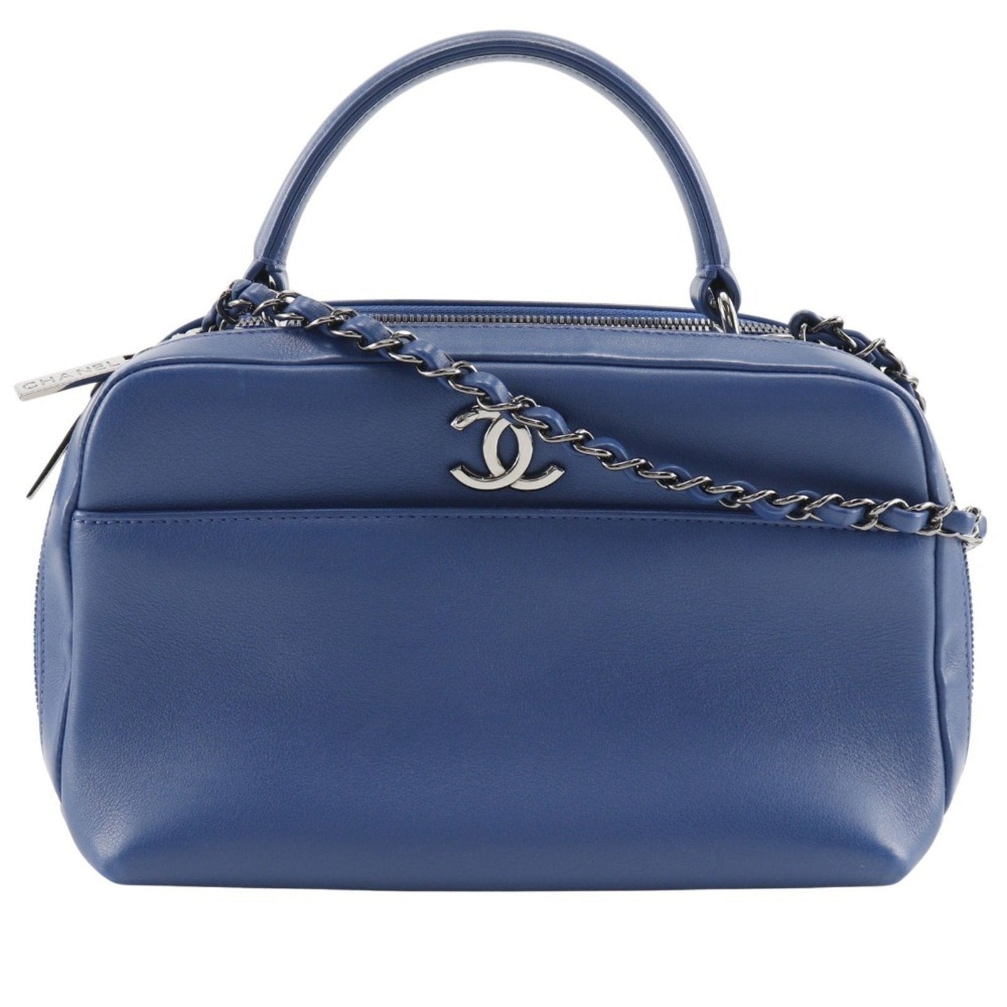Chanel Blue Leather Handbag ()