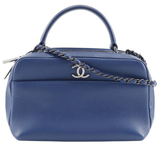 Chanel Blue Leather Handbag ()