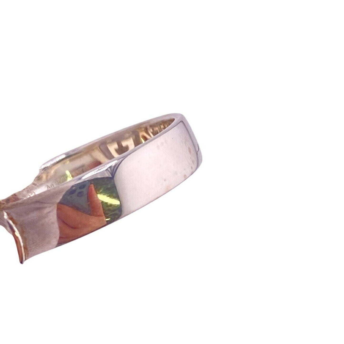 Gucci Silver 925 Band Ring ()