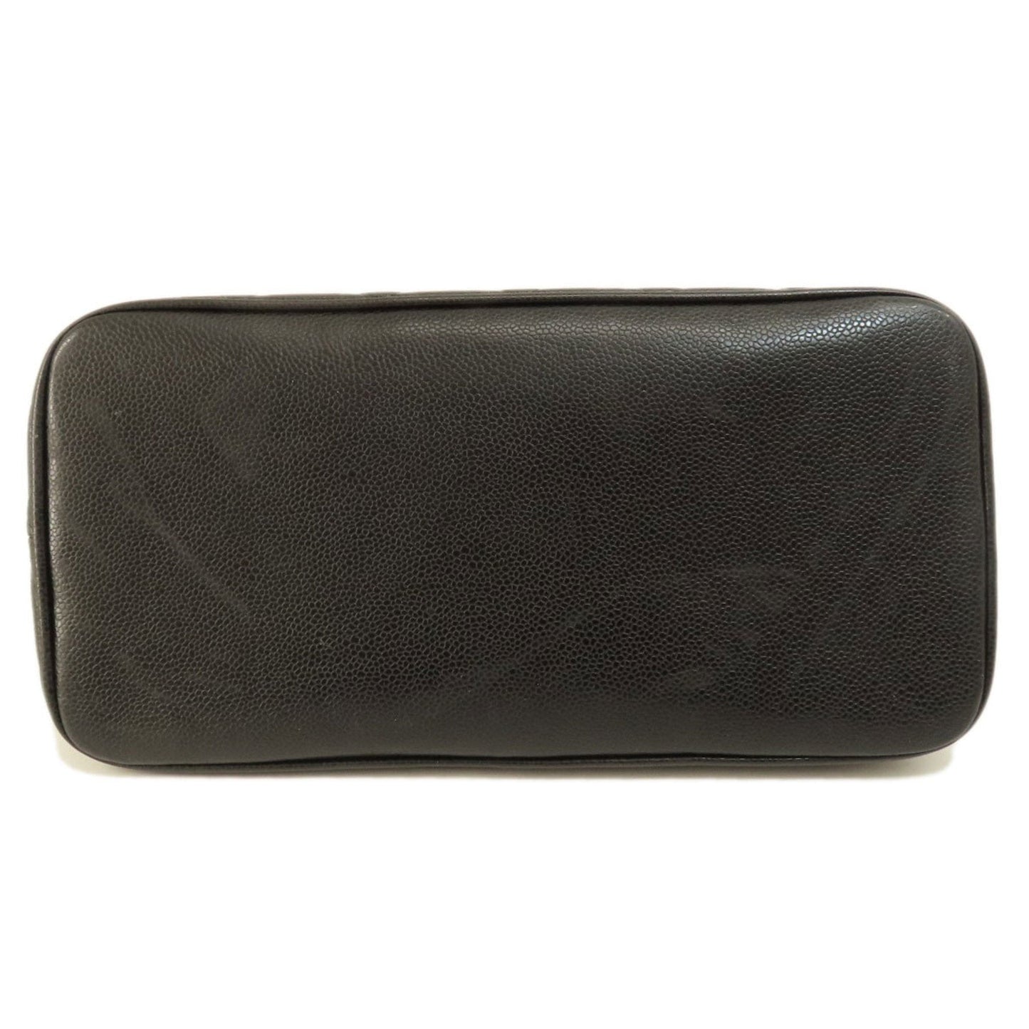 Chanel Black Caviar Leather Tote Bag ()