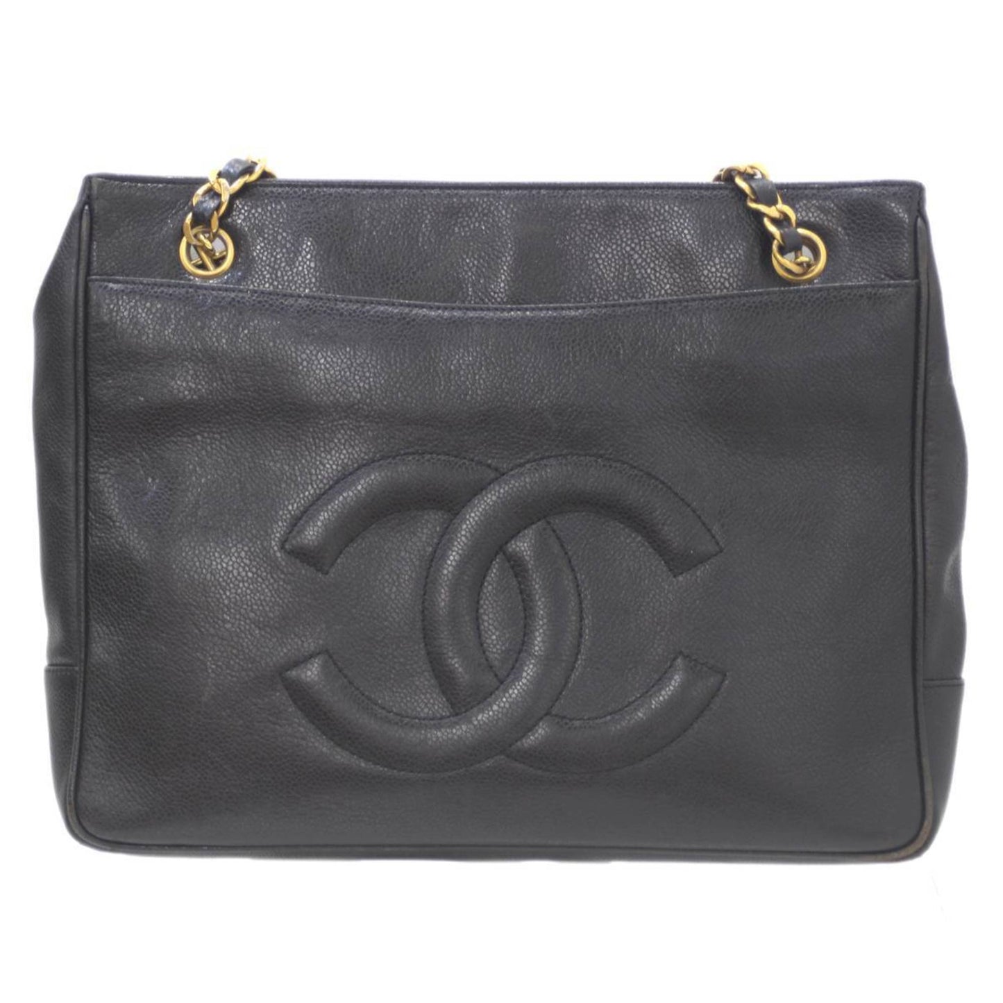 Chanel Caviar Skin Black Caviar Leather Shoulder Bag ()