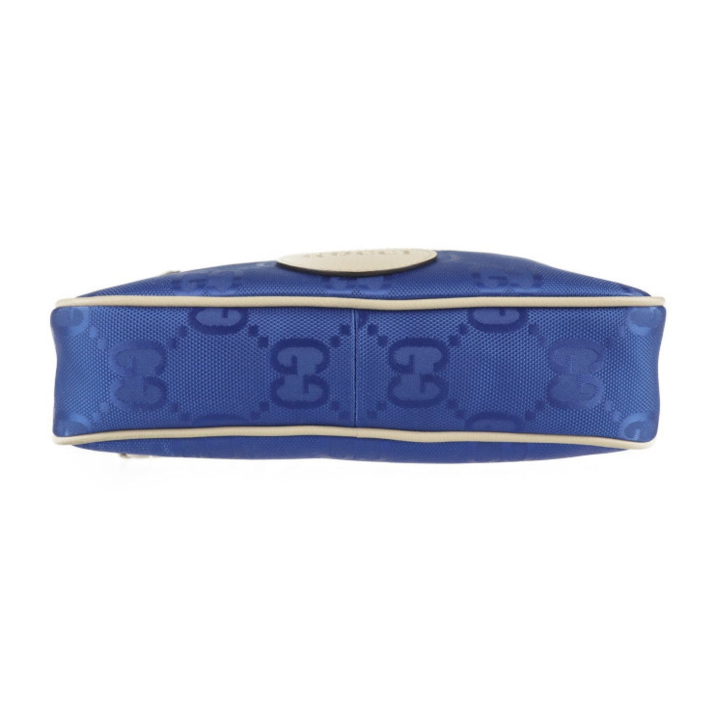 Gucci Beige Blue Nylon Leather Fanny Pack ()