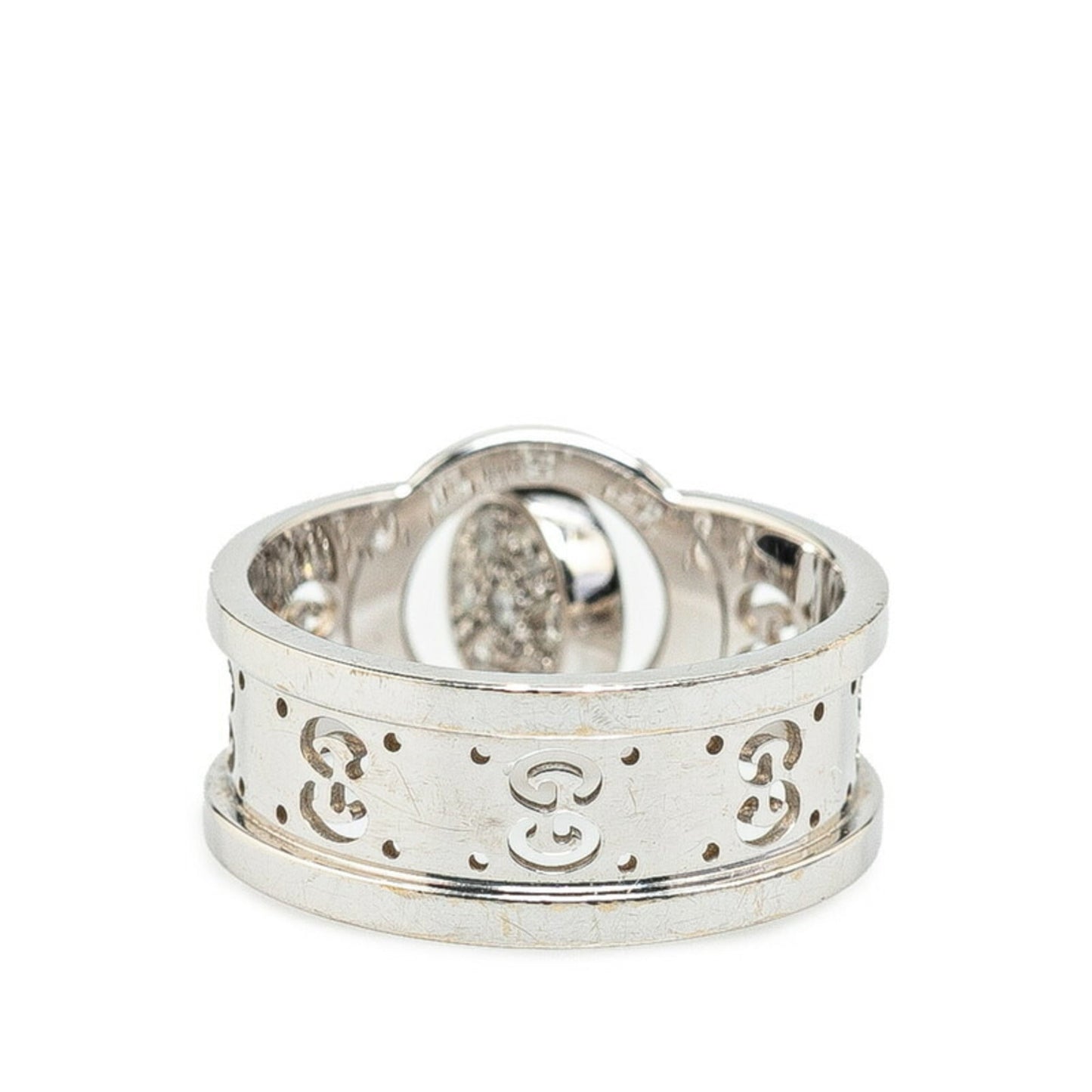 Gucci Icon White Gold (18K) Band Ring ()