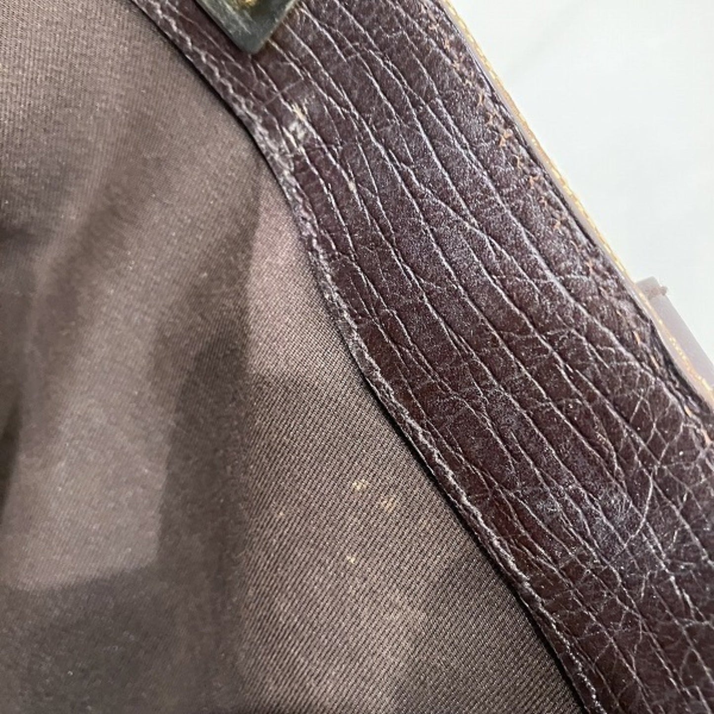 Gucci Horsebit Brown Gg Canvas Leather Tote Bag ()