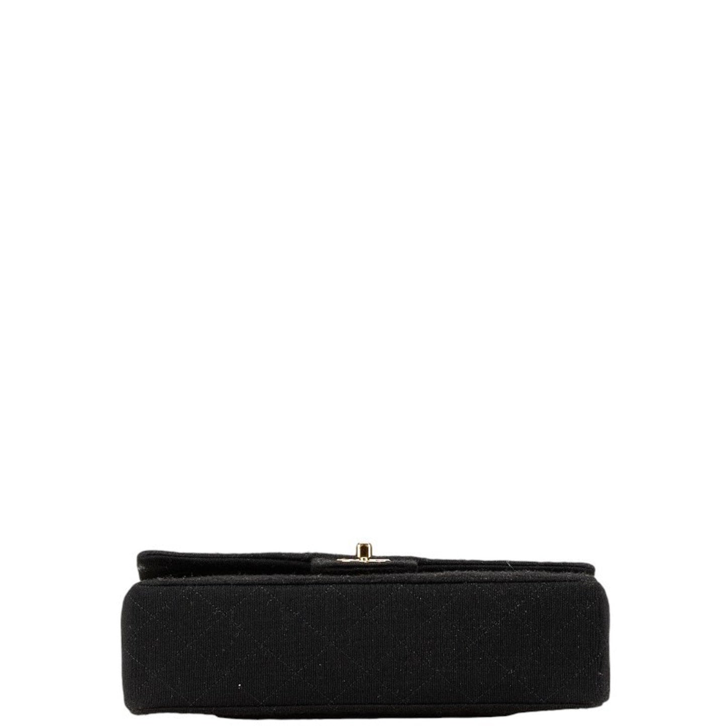 Chanel Black Cotton Jersey Shoulder Bag ()