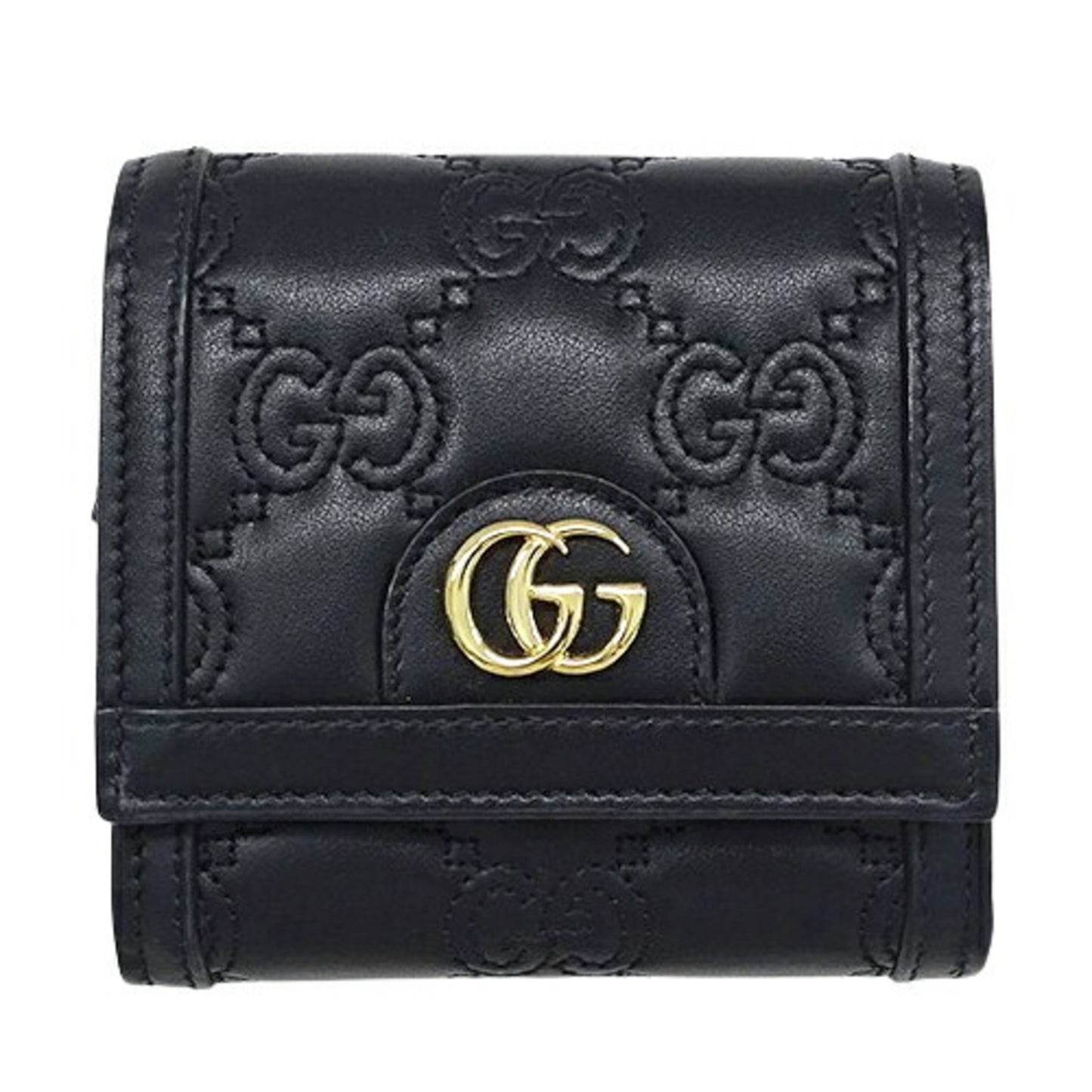 Gucci Black Leather Wallet (Bi-Fold) ()