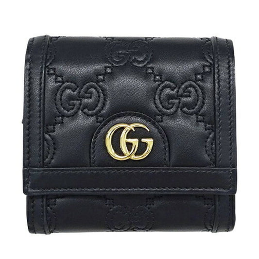 Gucci Black Leather Wallet (Bi-Fold) ()