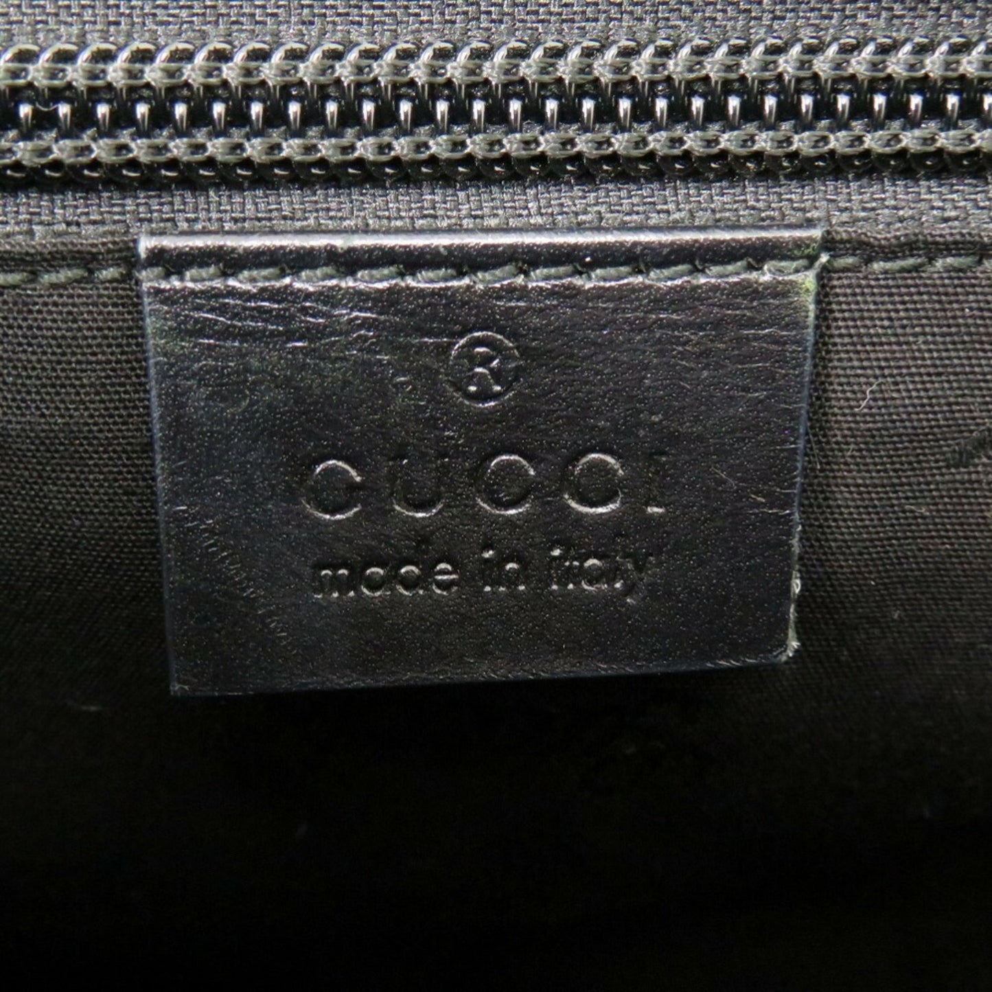 Gucci Black Coated Canvas Pvc Messenger Bag Shoulder Bag ()
