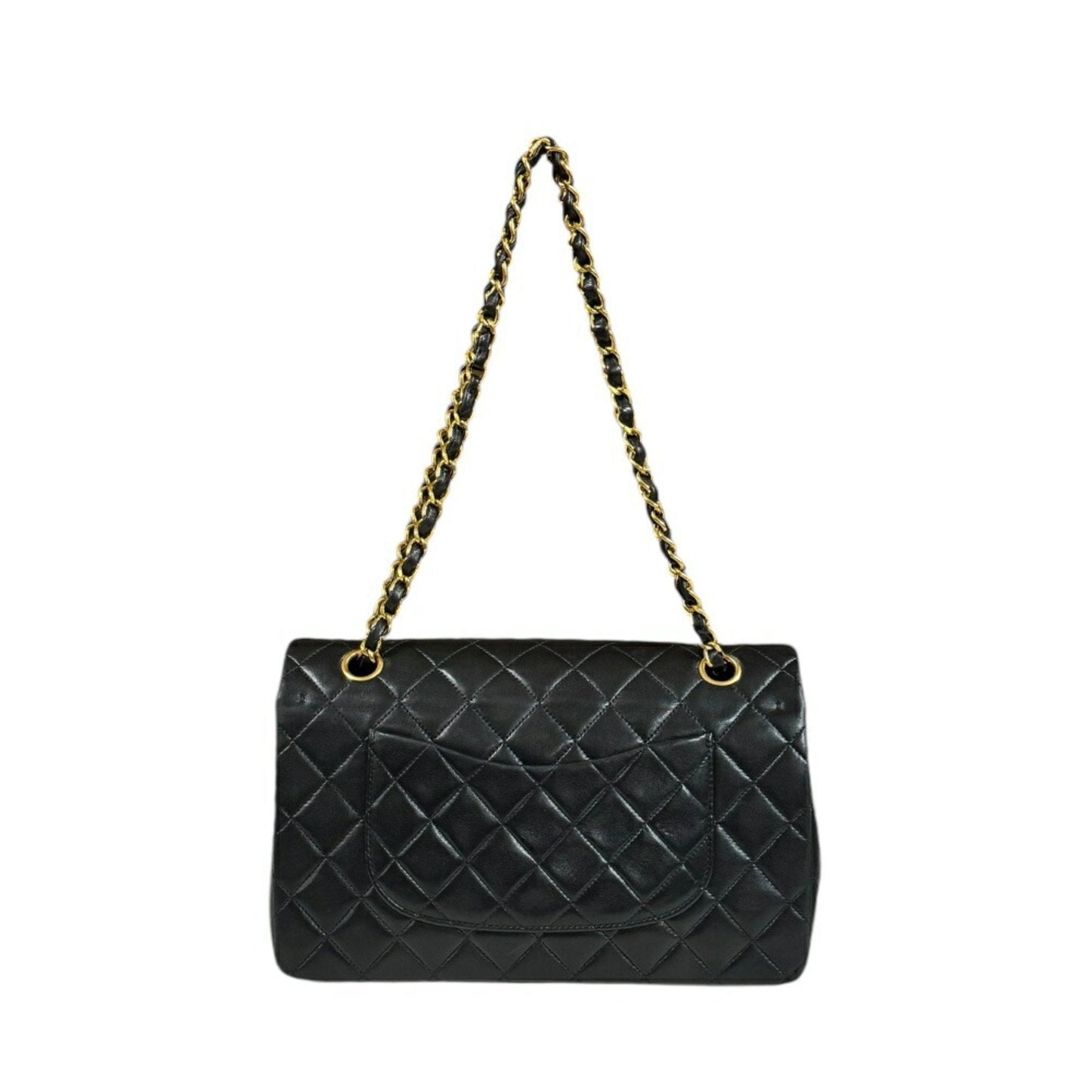 Chanel Black Suede Shoulder Bag ()