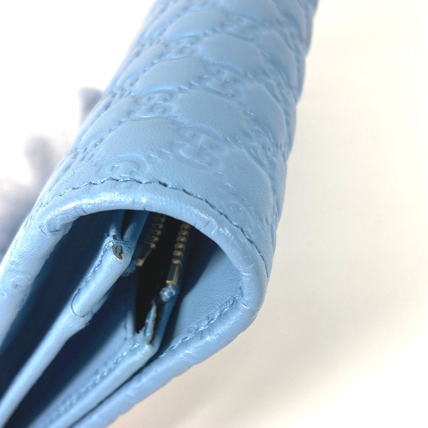 Gucci Blue Leather Shoulder Bag ()