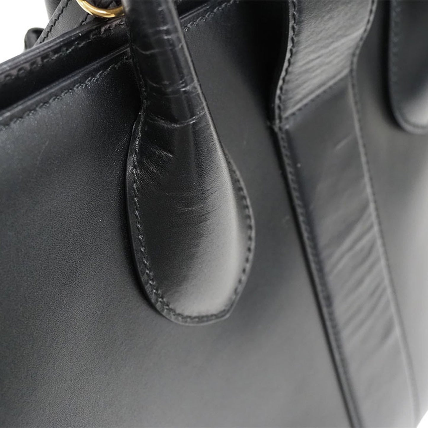 Gucci Black Leather Handbag ()