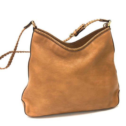 Gucci Brown Leather Shoulder Bag ()