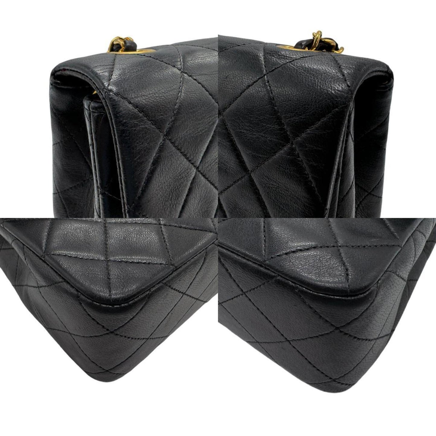 Chanel Black Leather Shoulder Bag ()