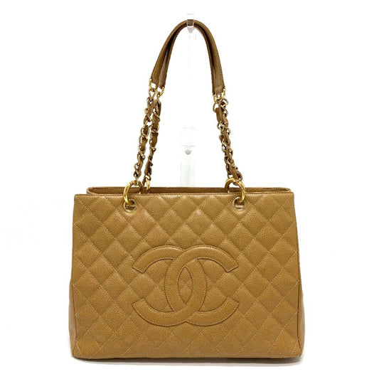 Chanel Beige Leather Tote Bag ()