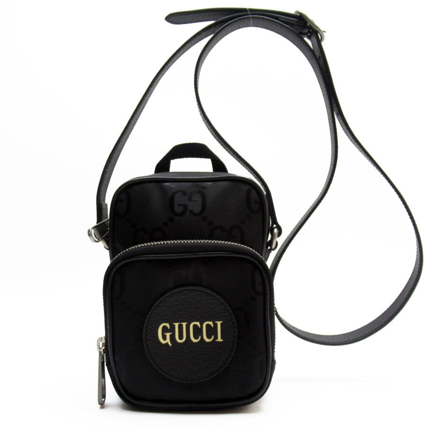 Gucci Black Canvas Shoulder Bag ()