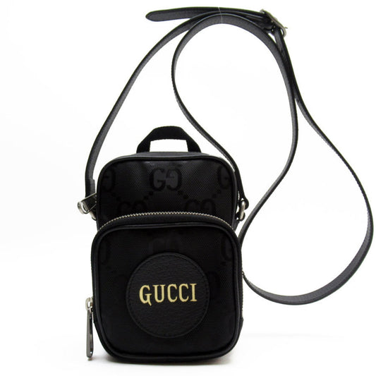 Gucci Black Canvas Shoulder Bag ()