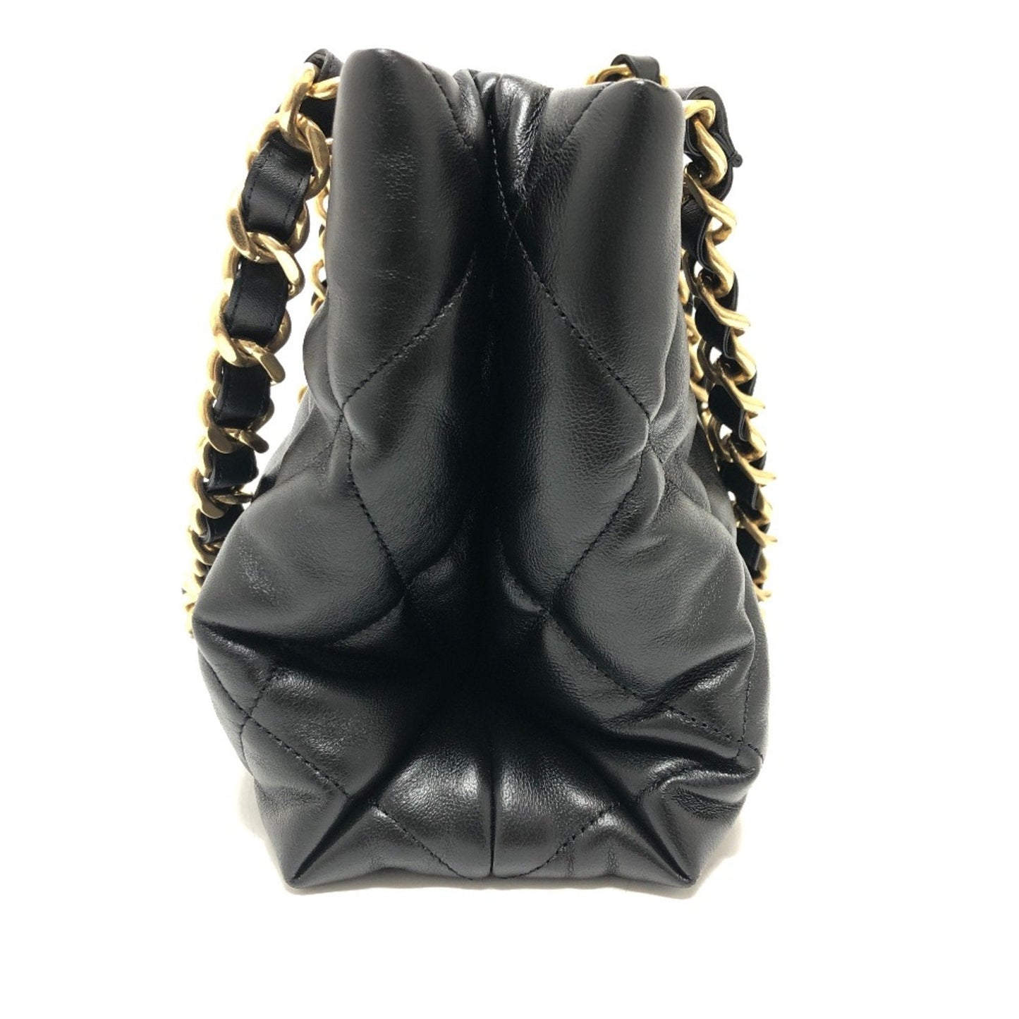 Chanel Black Leather Shoulder Bag ()