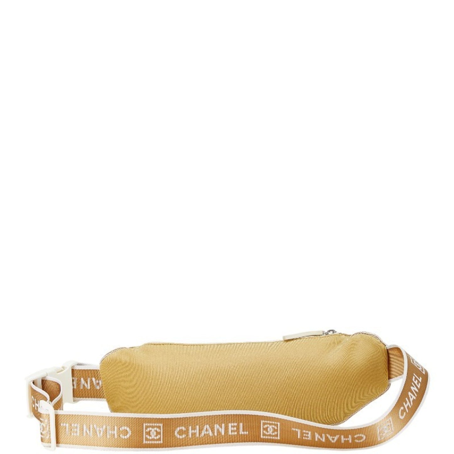Chanel Beige Gold Nylon Fanny Pack ()