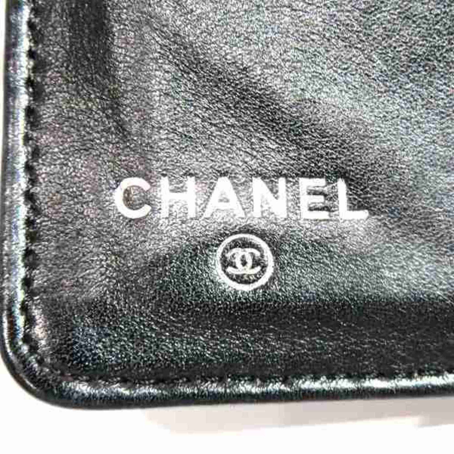 Chanel Black Leather Coin Purse/Coin Case ()