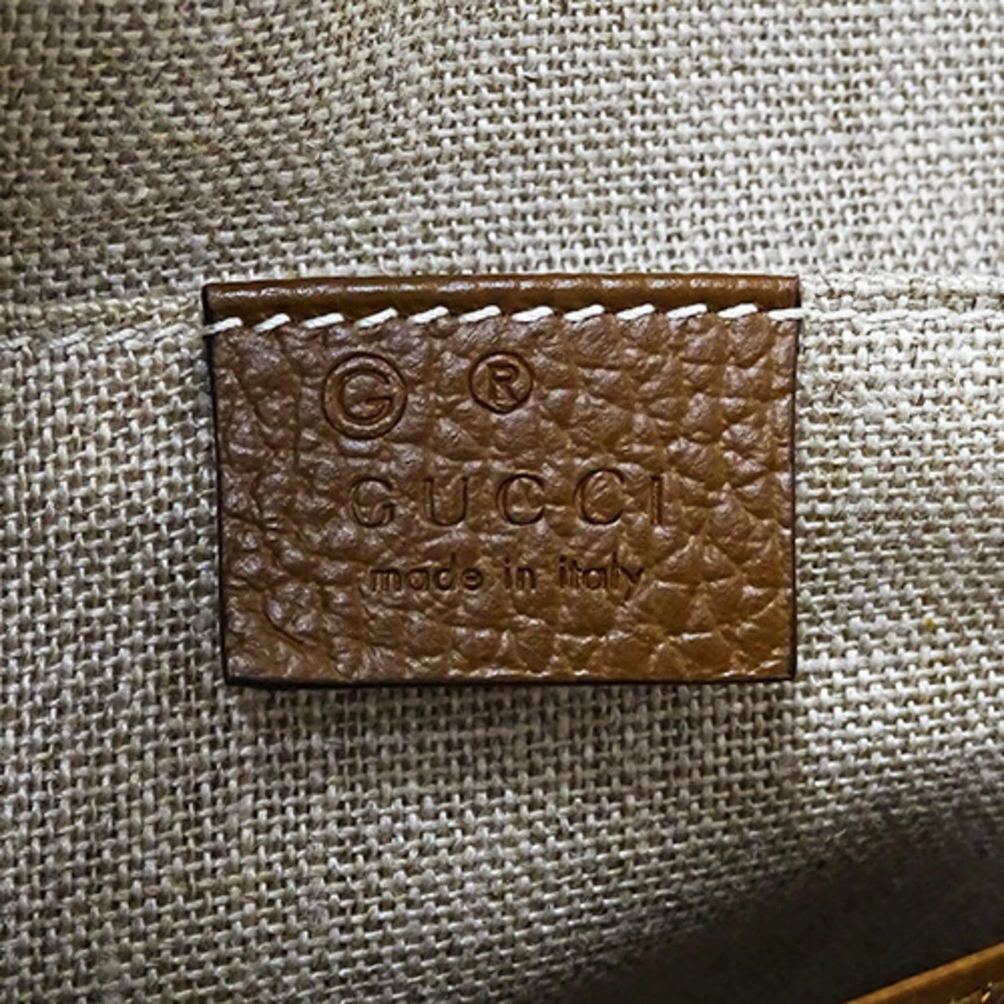 Gucci Gg Canvas Beige Brown Gg Canvas Shoulder Bag ()