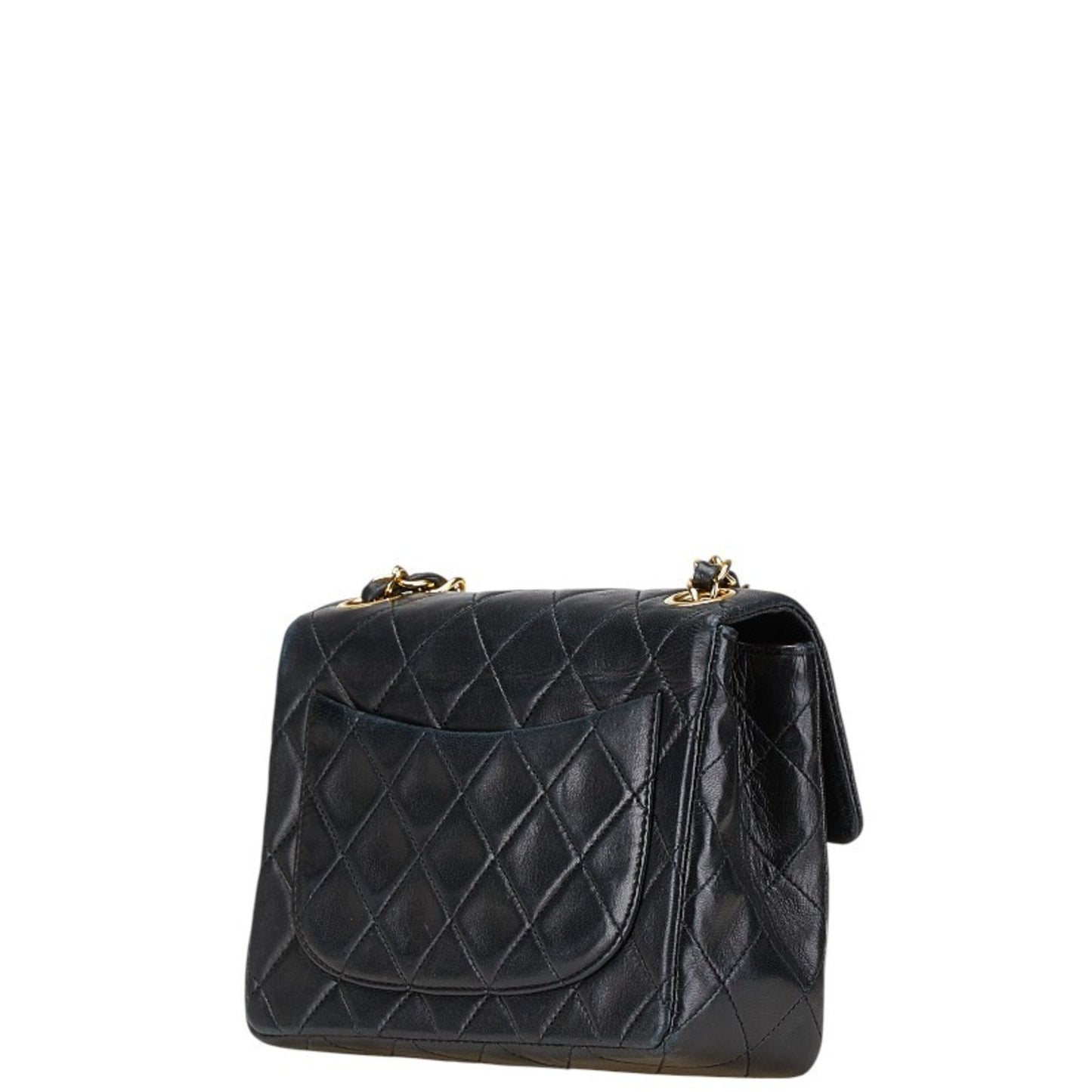 Chanel Black Leather Shoulder Bag ()