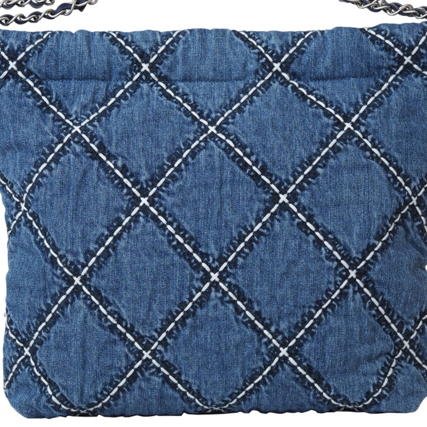 Chanel Blue Cotton Handbag ()