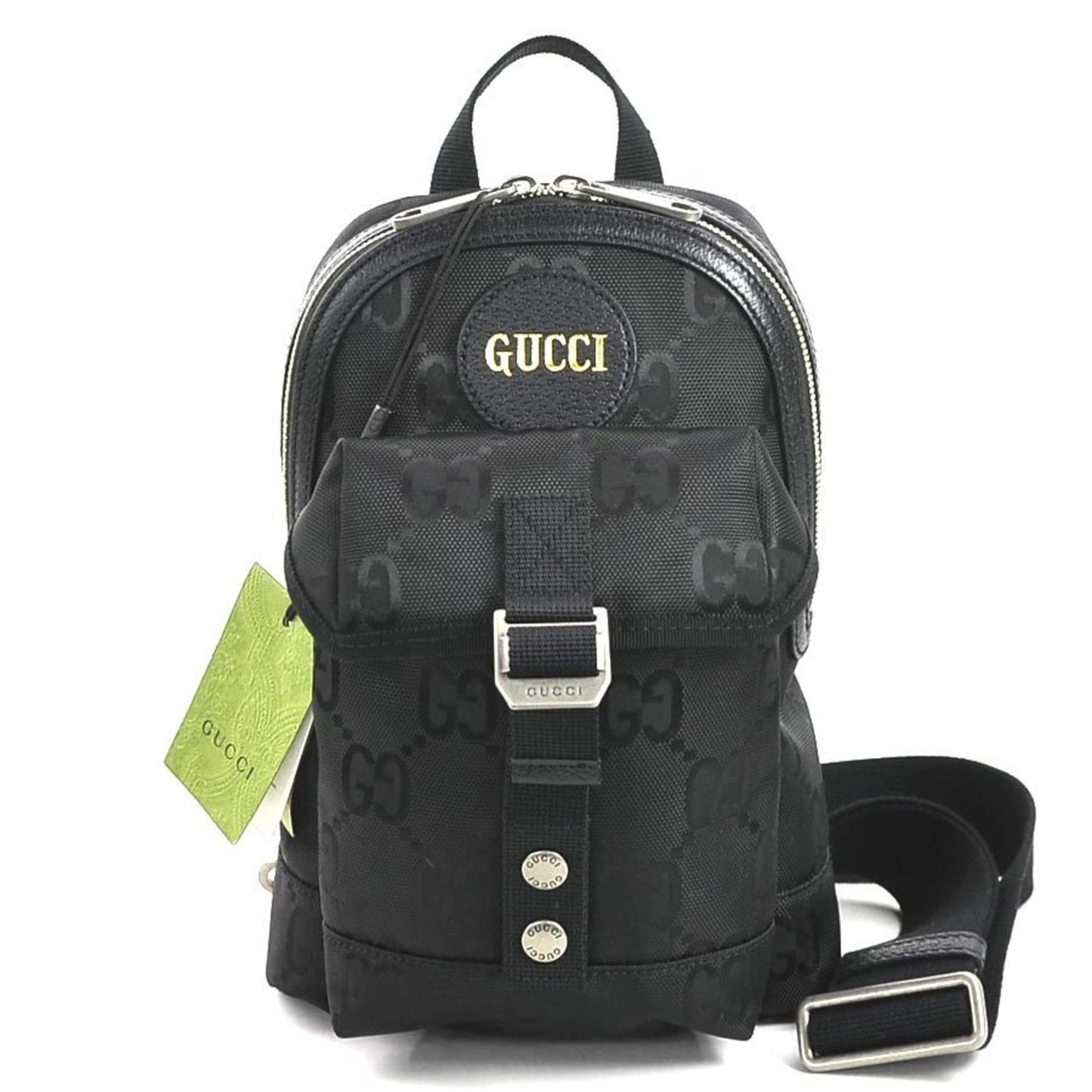 Gucci Black Nylon Canvas Sling Bag ()