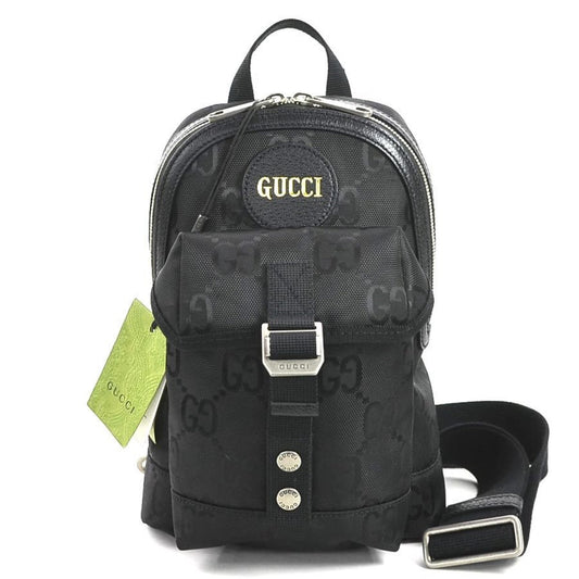 Gucci Black Nylon Canvas Sling Bag ()