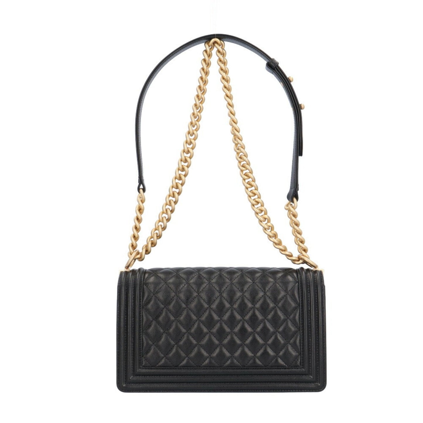 Chanel Black Caviar Leather Shoulder Bag ()