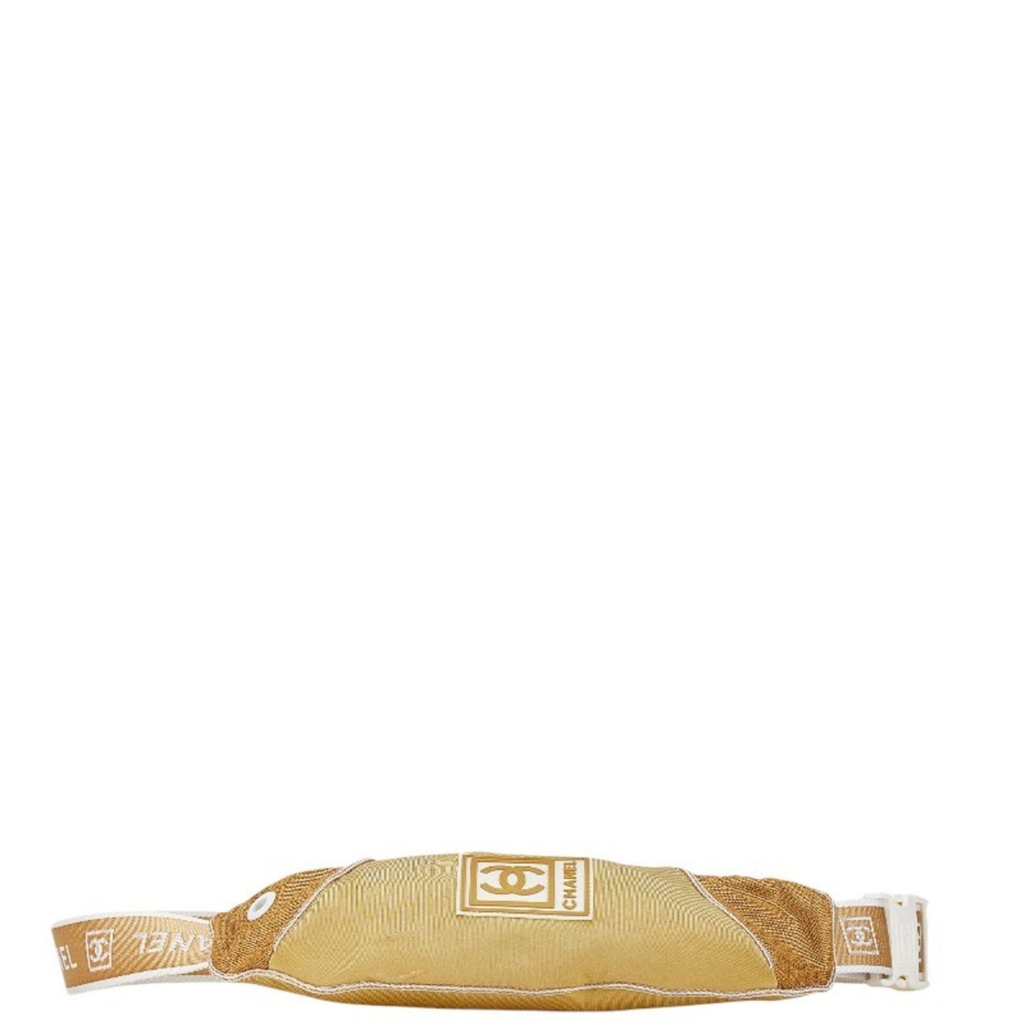 Chanel Beige Gold Nylon Fanny Pack ()