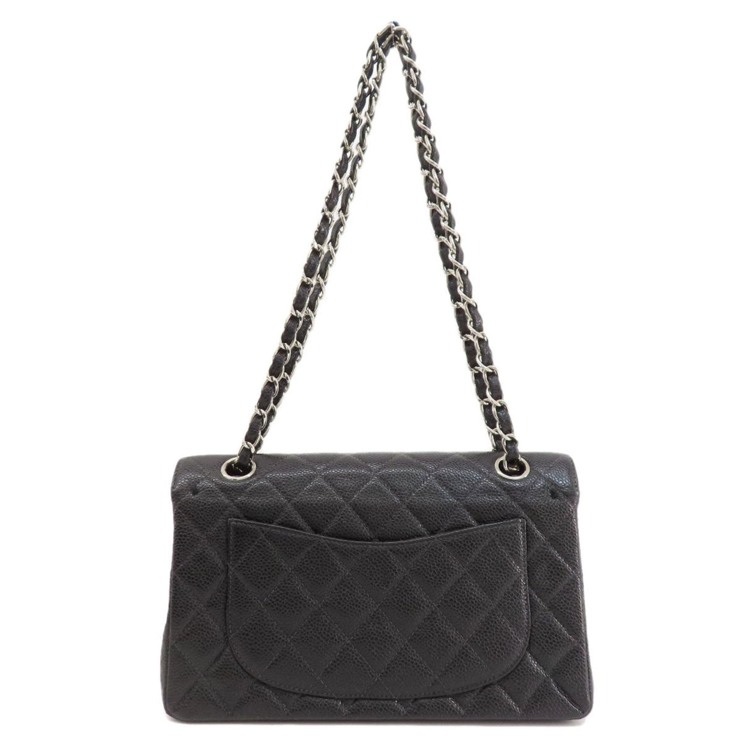 Chanel Black Caviar Leather Shoulder Bag ()