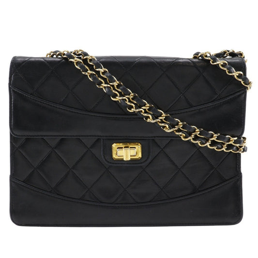 Chanel Black Leather Shoulder Bag ()