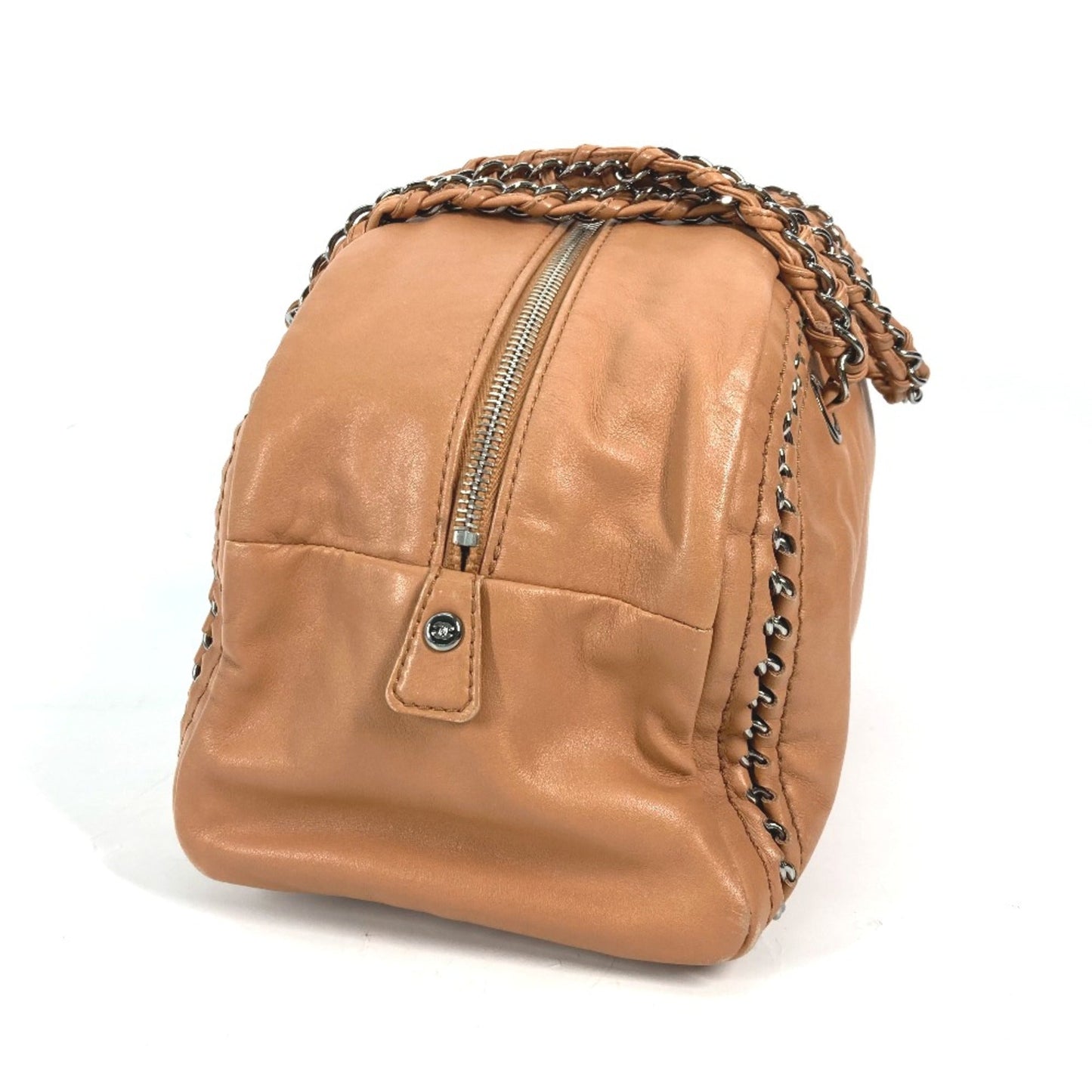 Chanel Brown Leather Shoulder Bag ()