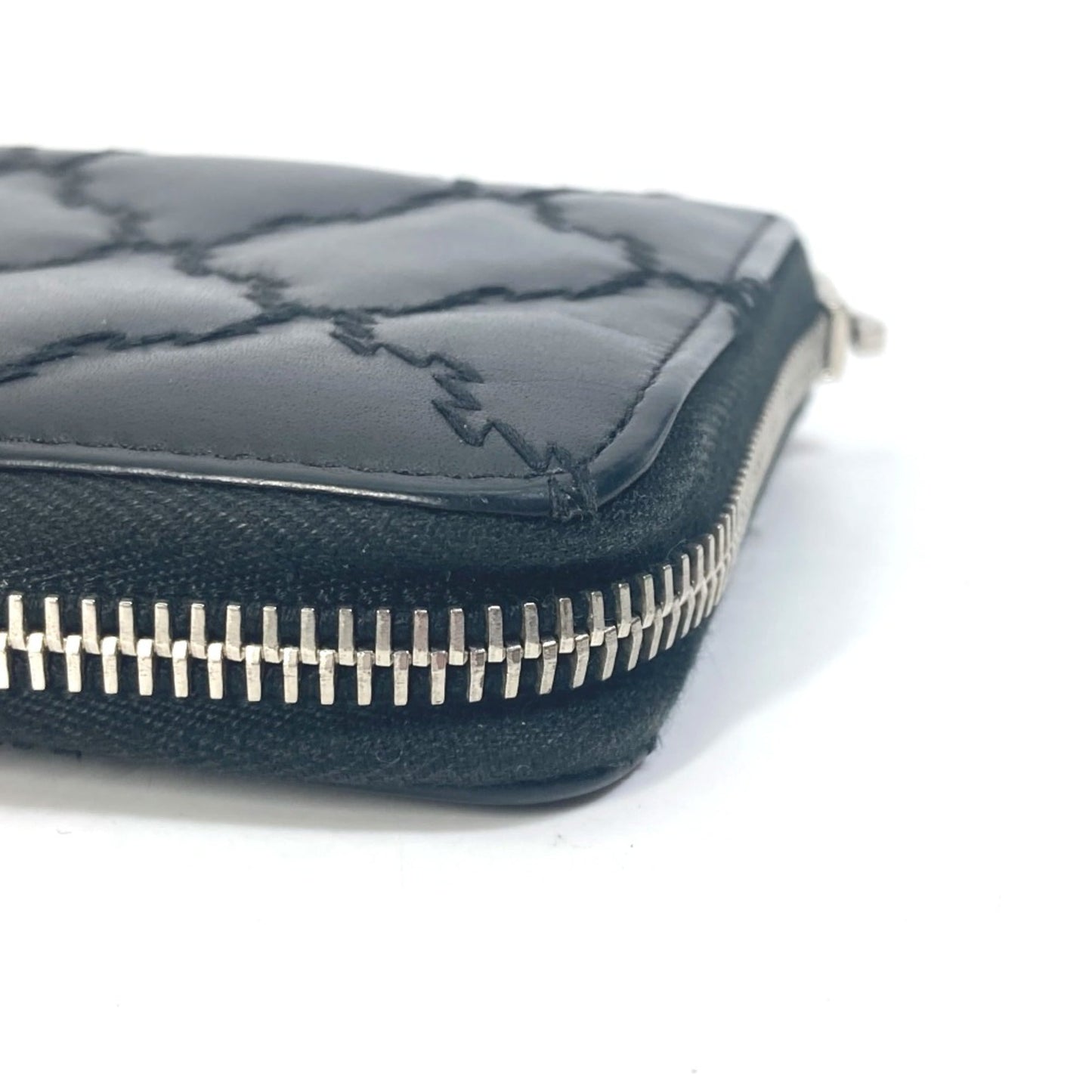 Chanel Black Leather Long Wallet (Bi-Fold) ()