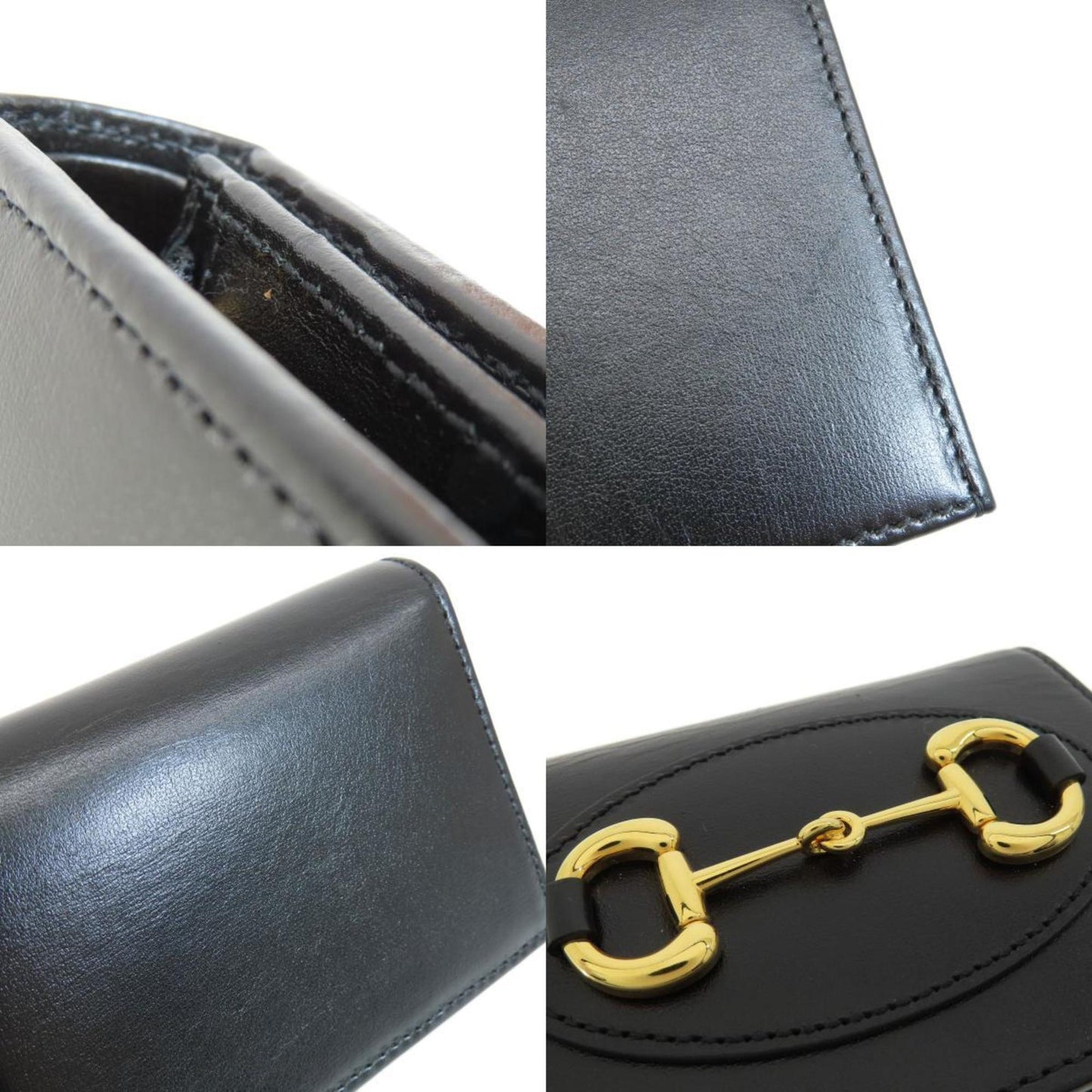 Gucci Black Leather Wallet (Bi-Fold) ()