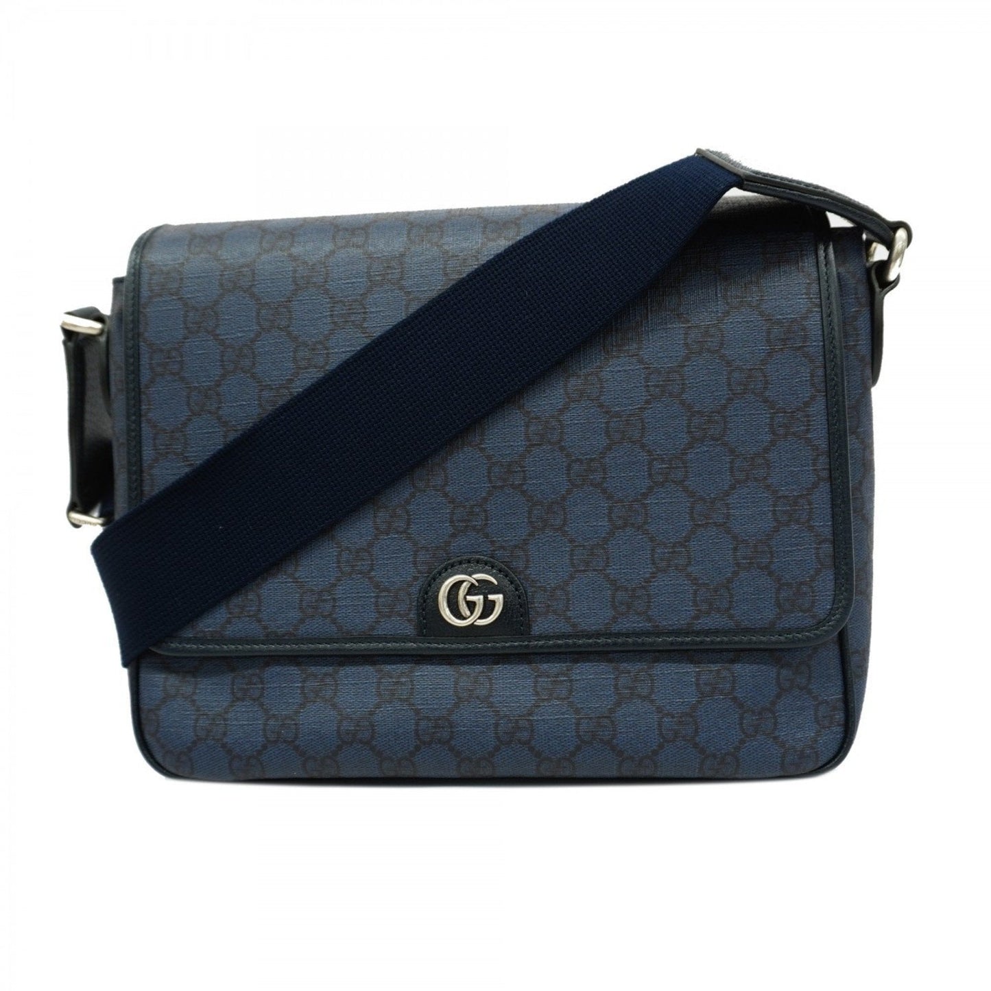 Gucci Navy Pvc Shoulder Bag ()