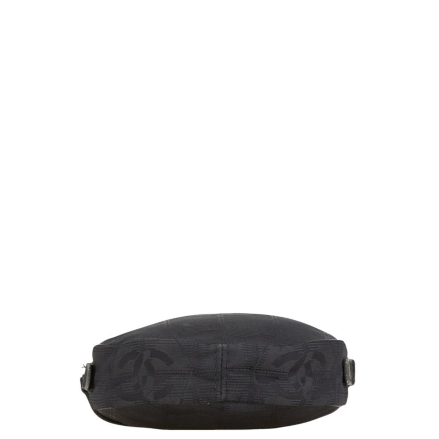 Chanel Black Nylon Leather Pouch ()