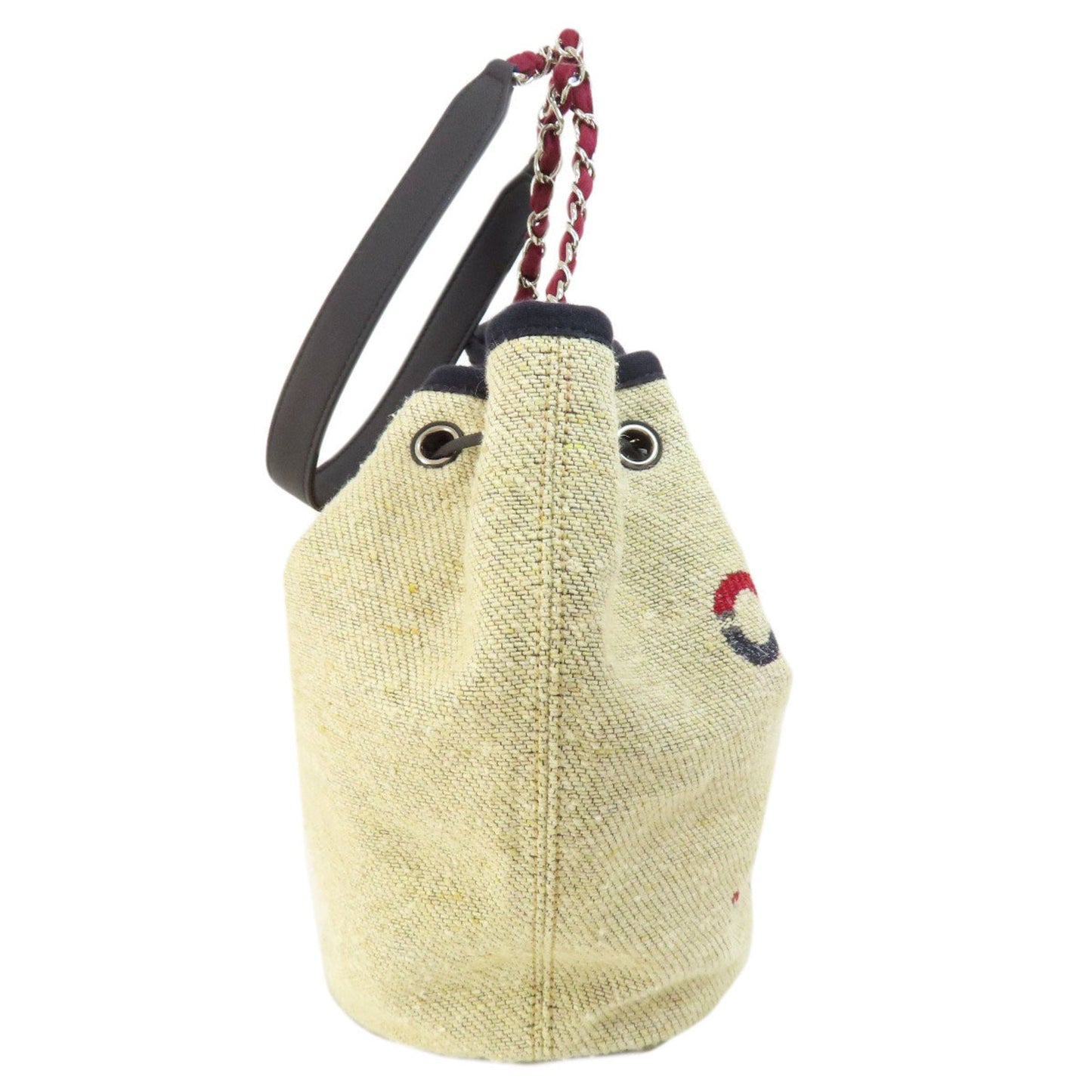 Chanel Beige Canvas Shoulder Bag ()