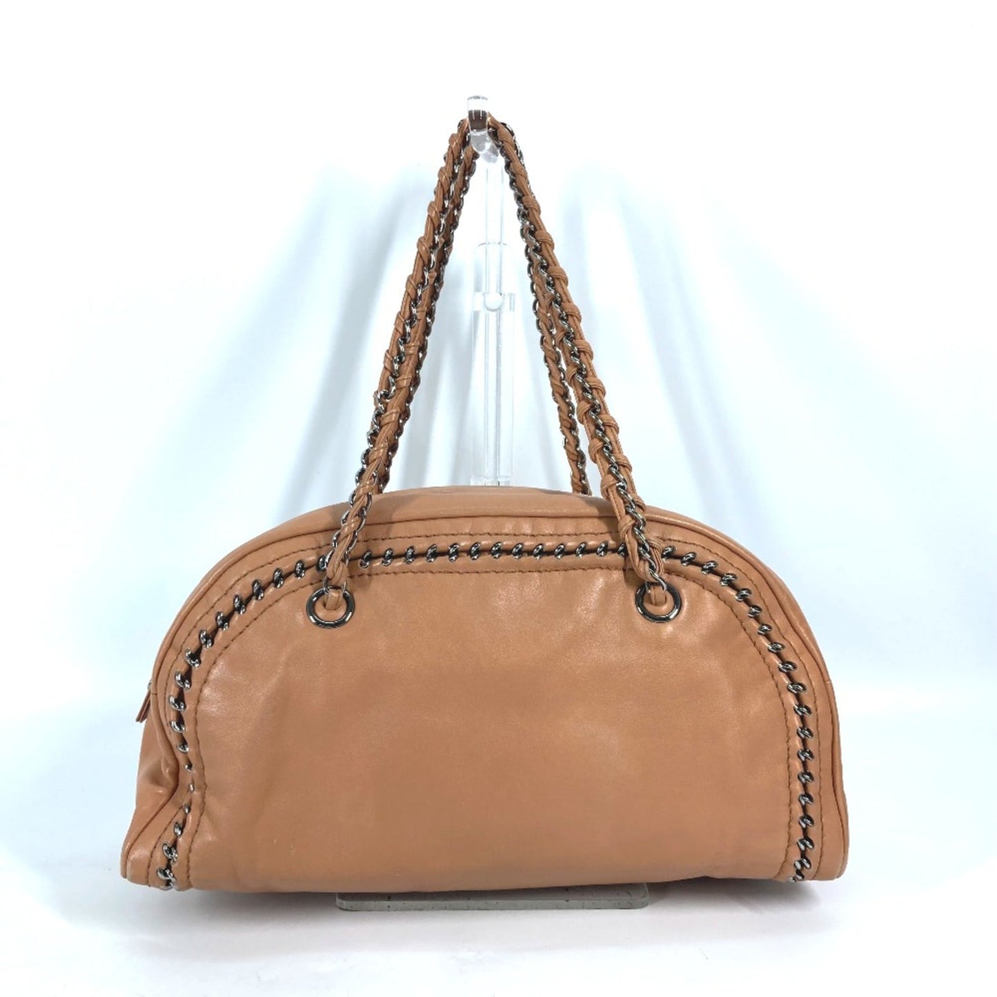 Chanel Brown Leather Shoulder Bag ()