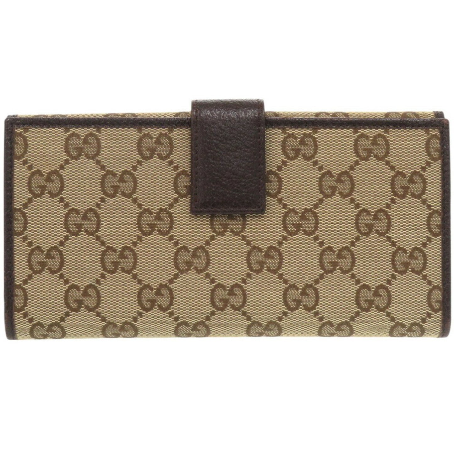 Gucci Beige Gg Canvas Long Wallet (Bi-Fold) ()